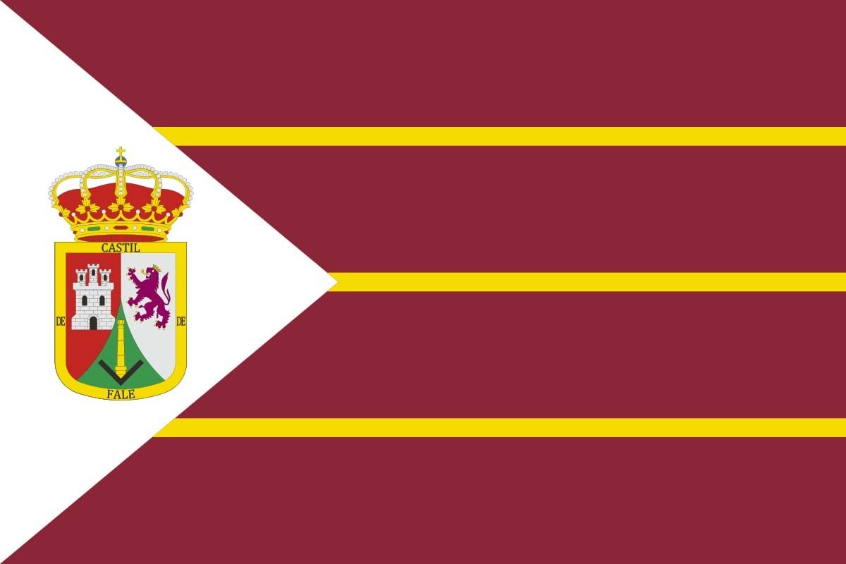 Bandera de Castilfalé de alta calidad para exterior Bandera de Castilfalé de alta calidad para exterior