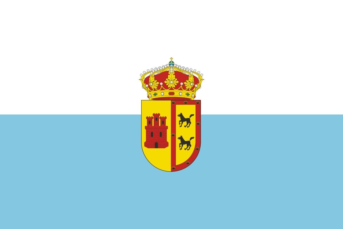 Bandera de Castrillo de Don Juan de alta calidad para exterior