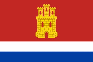 Bandera de Castrillo de la Guareña de alta calidad para exterior 123