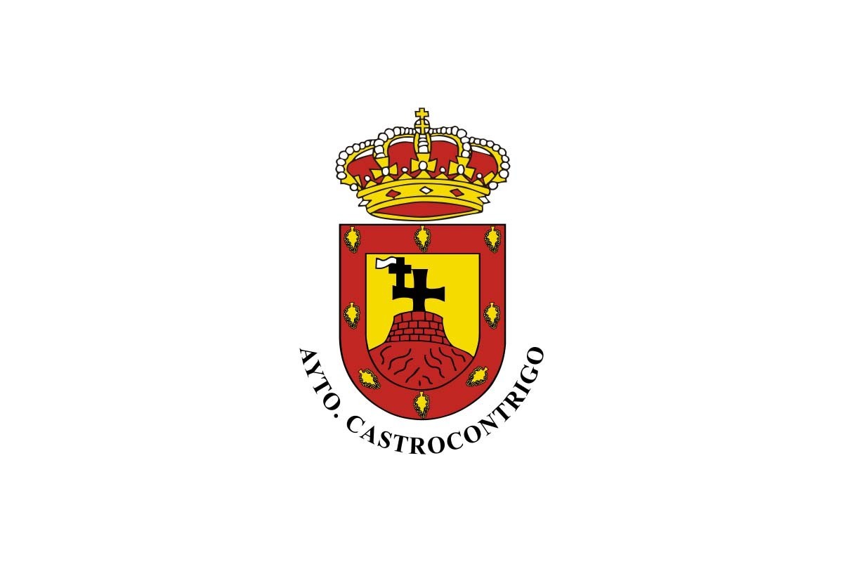 Bandera de Castrocontrigo de alta calidad para exterior Bandera de Castrocontrigo de alta calidad para exterior