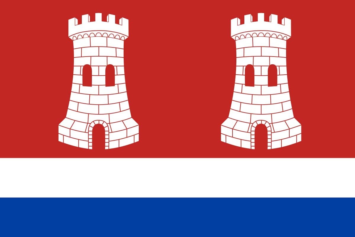 Bandera de Castrogonzalo de alta calidad para exterior Bandera de Castrogonzalo de alta calidad para exterior