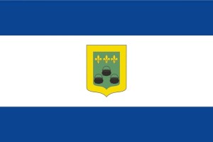 Bandera de Laukiz de alta calidad para exterior 123