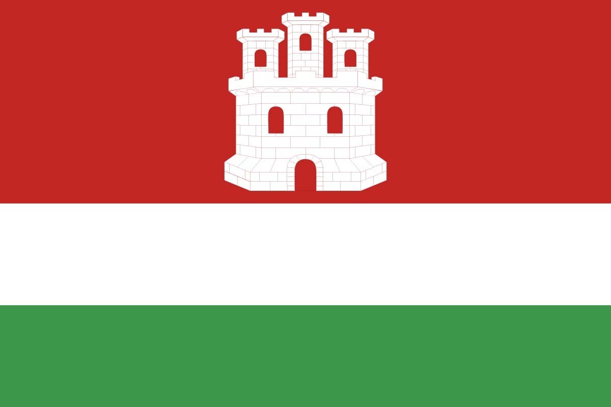 Bandera de Castrotierra de Valmadrigal de alta calidad para exterior Bandera de Castrotierra de Valmadrigal de alta calidad para exterior