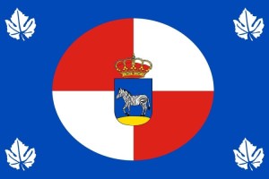 Bandera de Cebreros de alta calidad para exterior 123