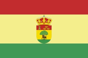Bandera de Ciruelos de Cervera de alta calidad para exterior 123