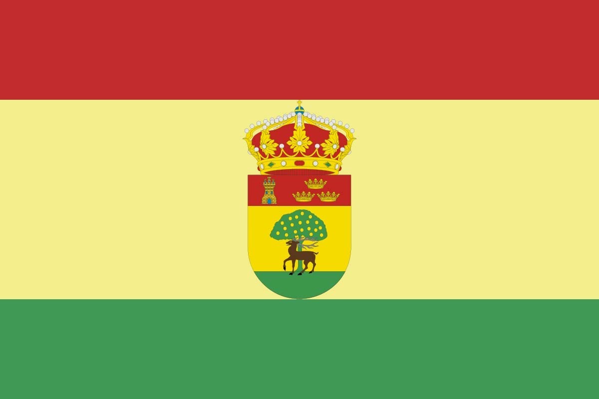 Bandera de Ciruelos de Cervera de alta calidad para exterior Bandera de Ciruelos de Cervera de alta calidad para exterior