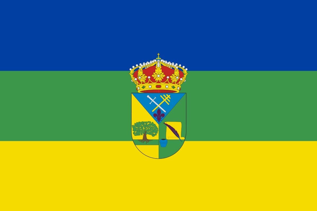 Bandera de Encina de San Silvestre de alta calidad para exterior Bandera de Encina de San Silvestre de alta calidad para exterior