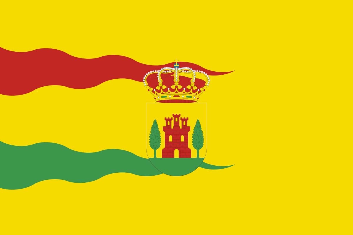 Bandera de Espinosa de los Monteros de alta calidad para exterior