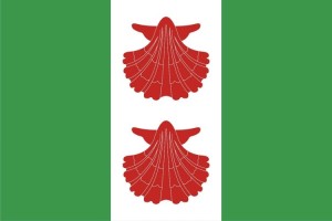 Bandera de Espinosa del Camino de alta calidad para exterior 123