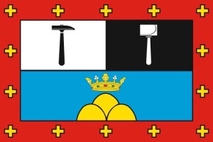 Bandera de Ferreras de Arriba de alta calidad para exterior 123