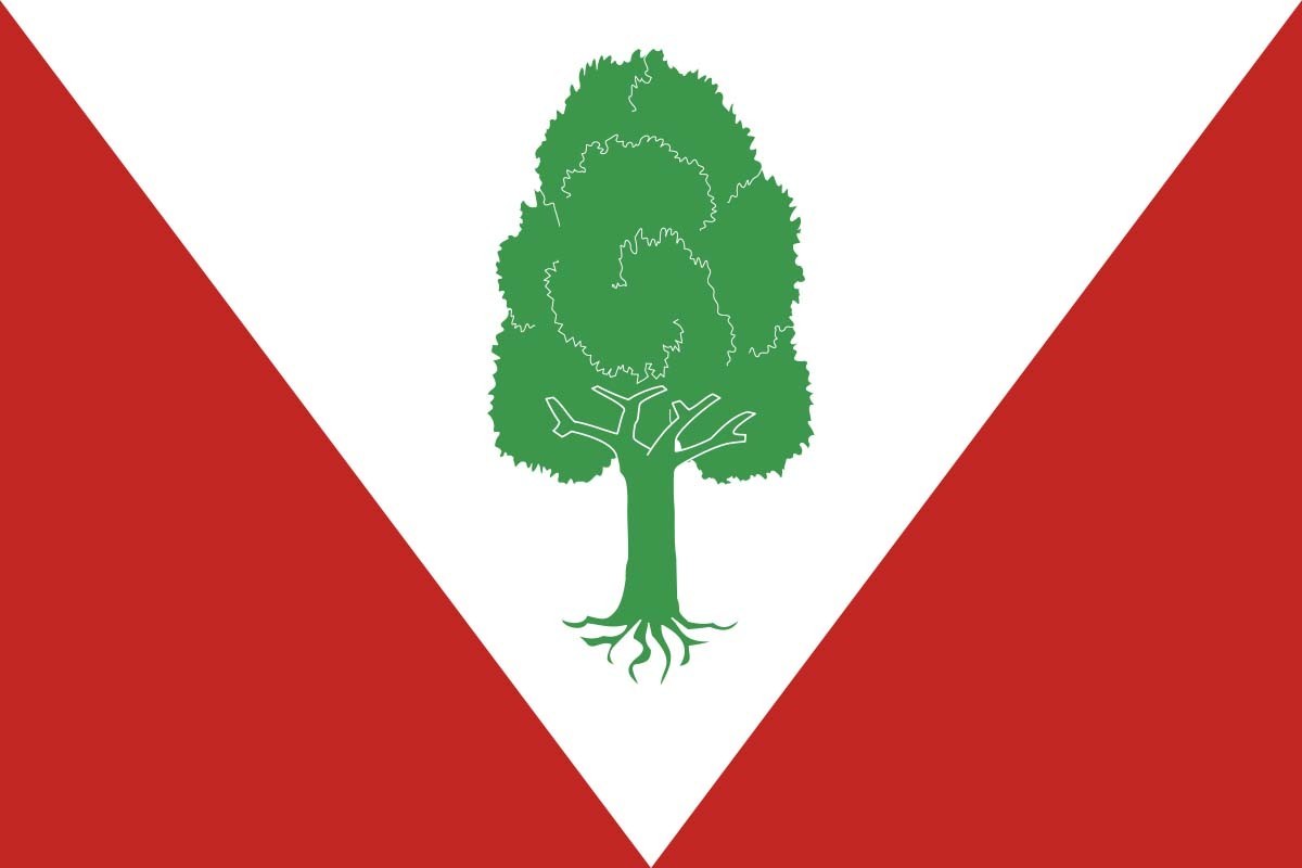 Bandera de Fresno de la Polvorosa de alta calidad para exterior Bandera de Fresno de la Polvorosa de alta calidad para exterior