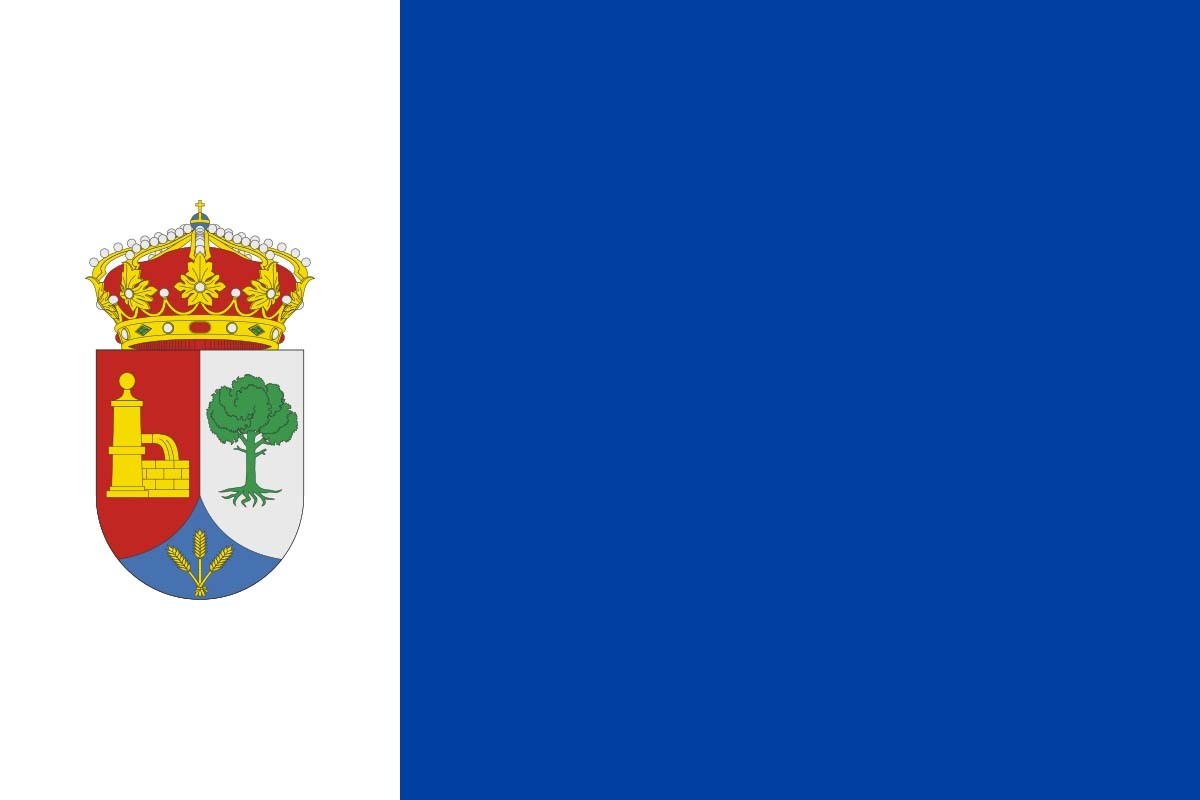 Bandera de Fuentepiñel de alta calidad para exterior Bandera de Fuentepiñel de alta calidad para exterior