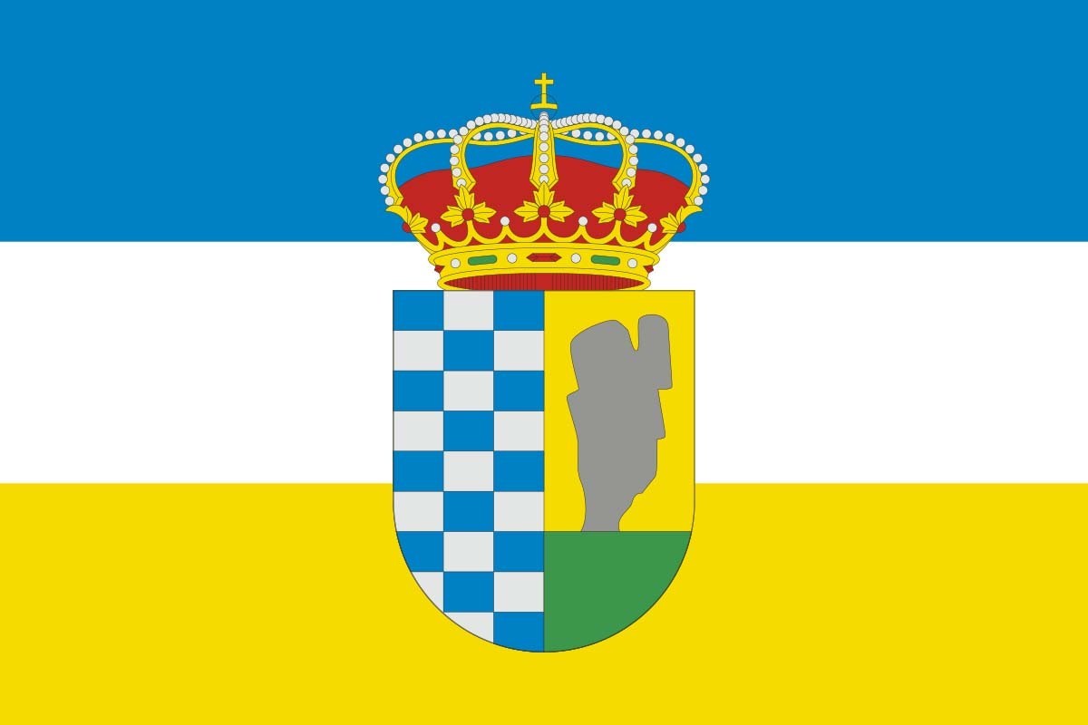 Bandera de Garganta del Villar de alta calidad para exterior Bandera de Garganta del Villar de alta calidad para exterior