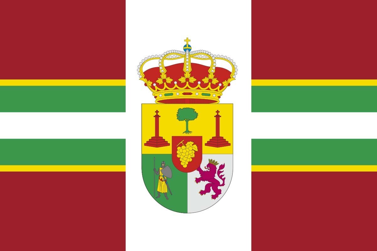 Bandera de Gordaliza del Pino de alta calidad para exterior Bandera de Gordaliza del Pino de alta calidad para exterior