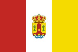 Bandera de Hinojosa del Campo de alta calidad para exterior 123