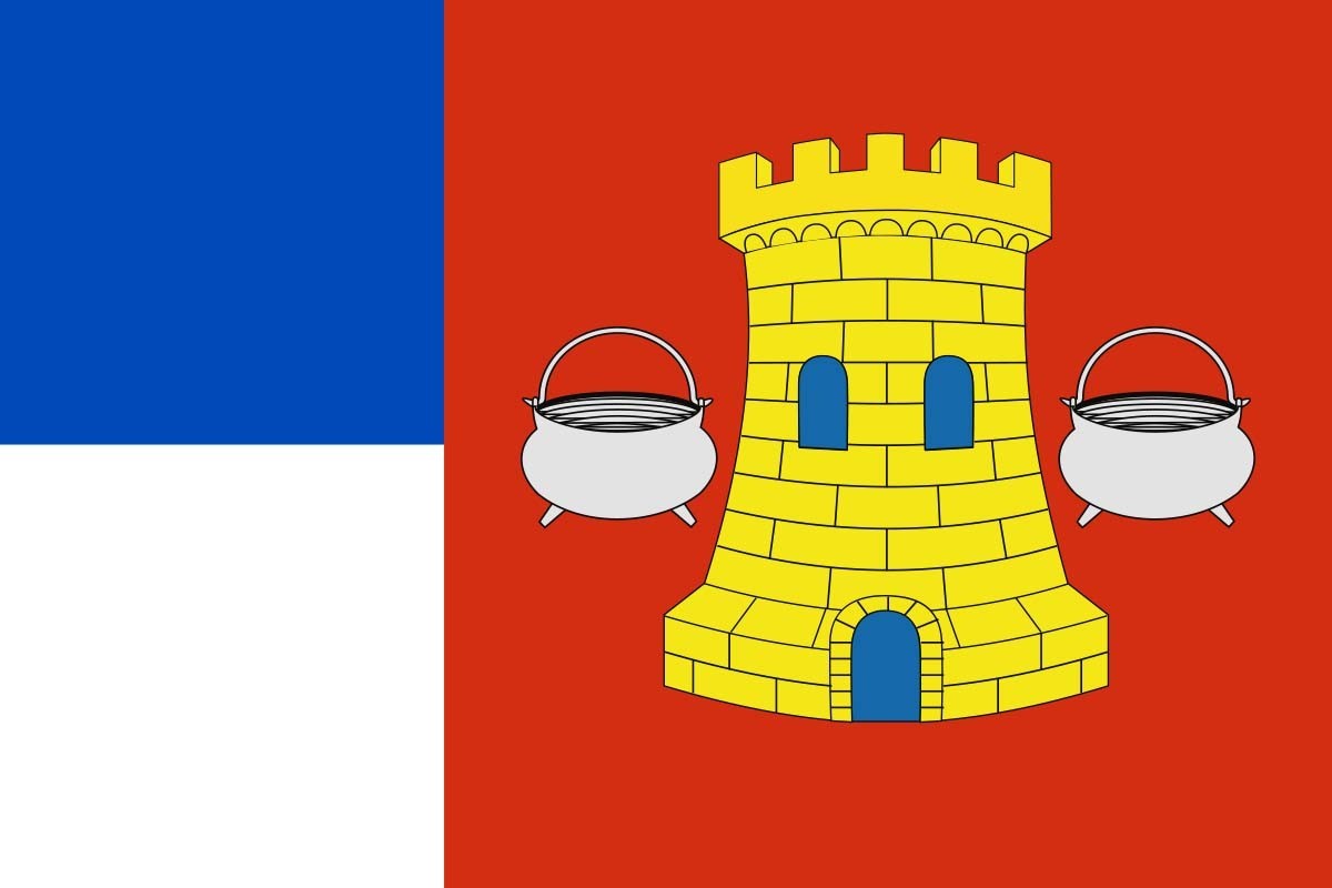 Bandera de Hornillos de Cerrato de alta calidad para exterior Bandera de Hornillos de Cerrato de alta calidad para exterior