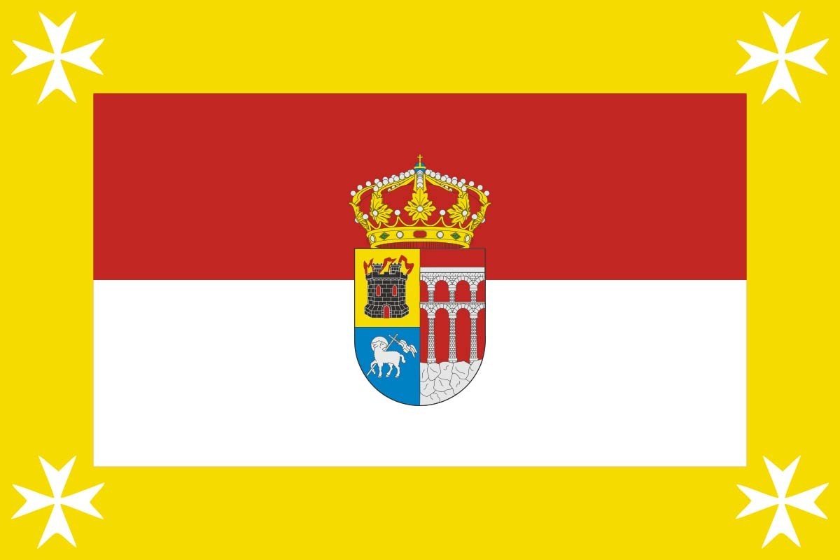 Bandera de Lastras del Pozo de alta calidad para exterior Bandera de Lastras del Pozo de alta calidad para exterior