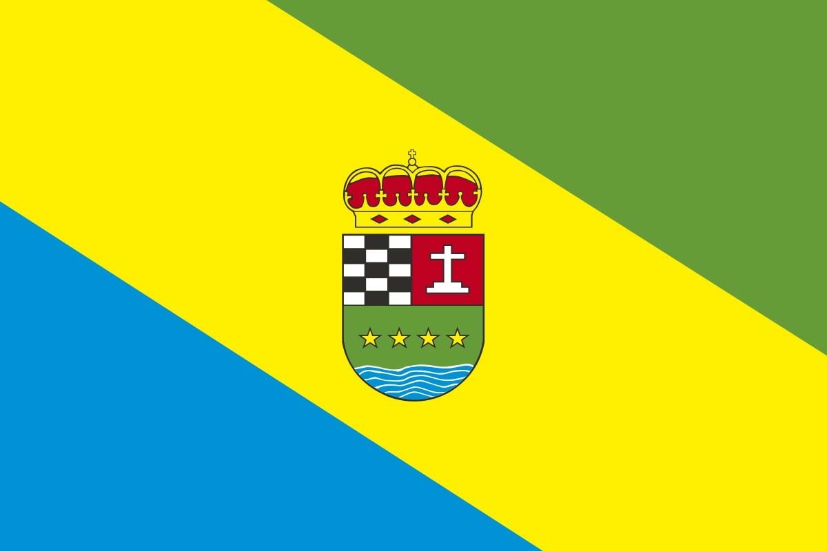 Bandera de Llanos de Tormes de alta calidad para exterior