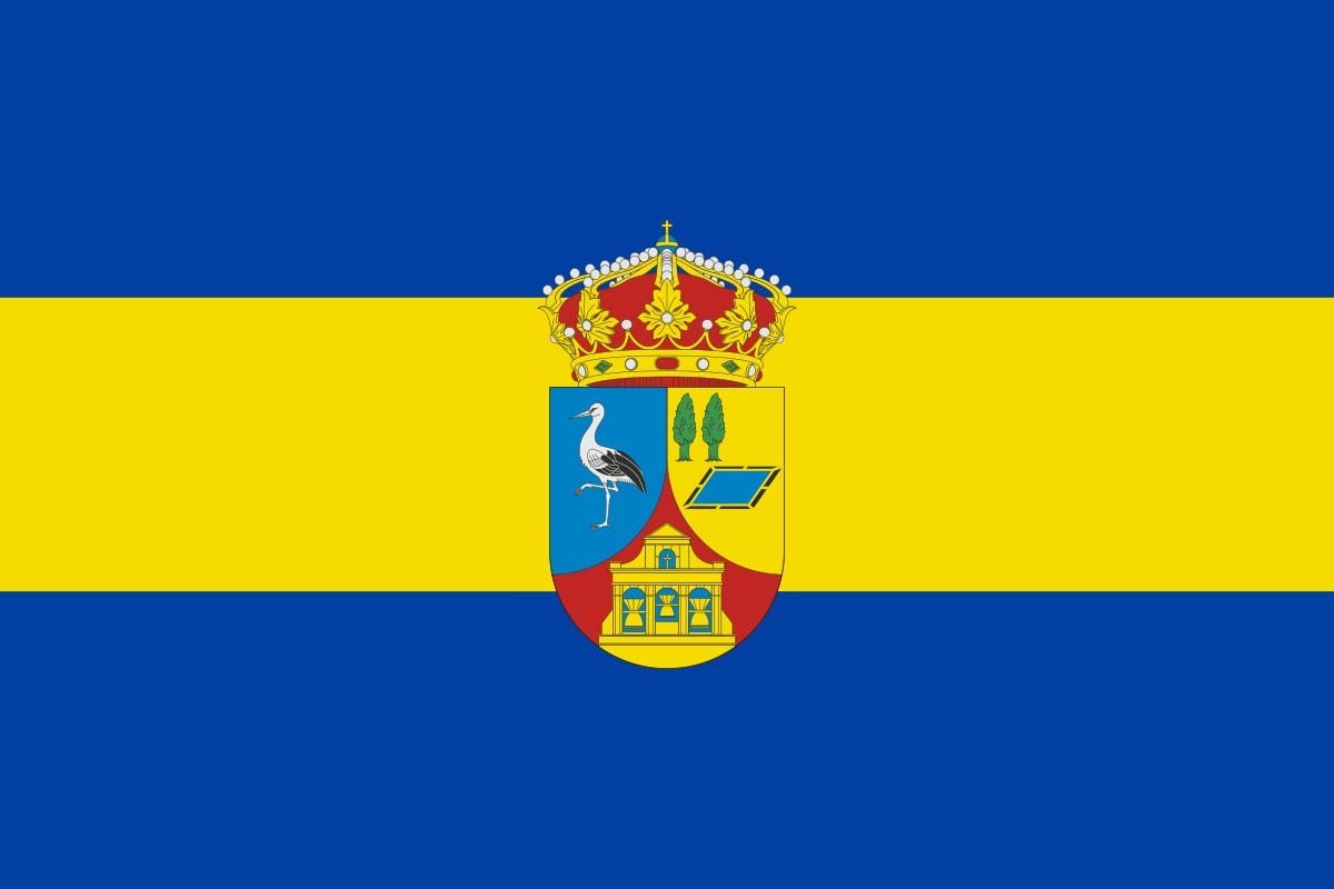 Bandera de Martín Muñoz de la Dehesa de alta calidad para exterior Bandera de Martín Muñoz de la Dehesa de alta calidad para exterior