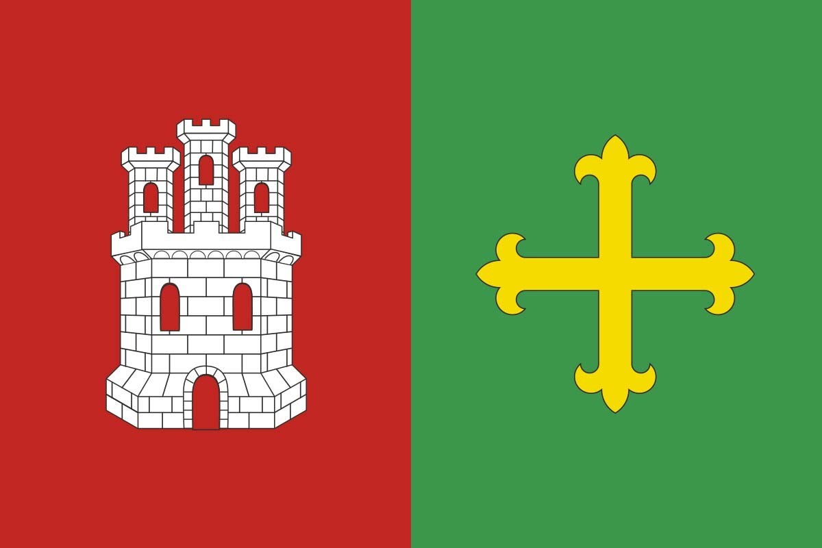 Bandera de Melgar de Yuso de alta calidad para exterior Bandera de Melgar de Yuso de alta calidad para exterior