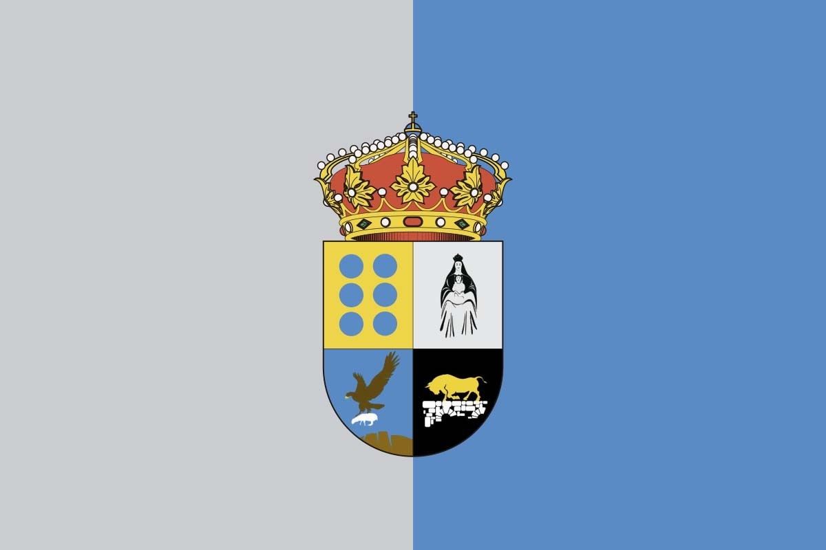 Bandera de Mengamuñoz de alta calidad para exterior Bandera de Mengamuñoz de alta calidad para exterior
