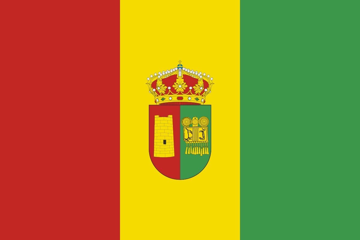 Bandera de Montejo de Tiermes de alta calidad para exterior Bandera de Montejo de Tiermes de alta calidad para exterior