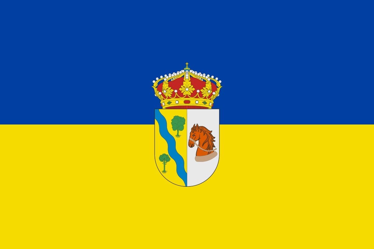 Bandera de Navalmanzano de alta calidad para exterior Bandera de Navalmanzano de alta calidad para exterior