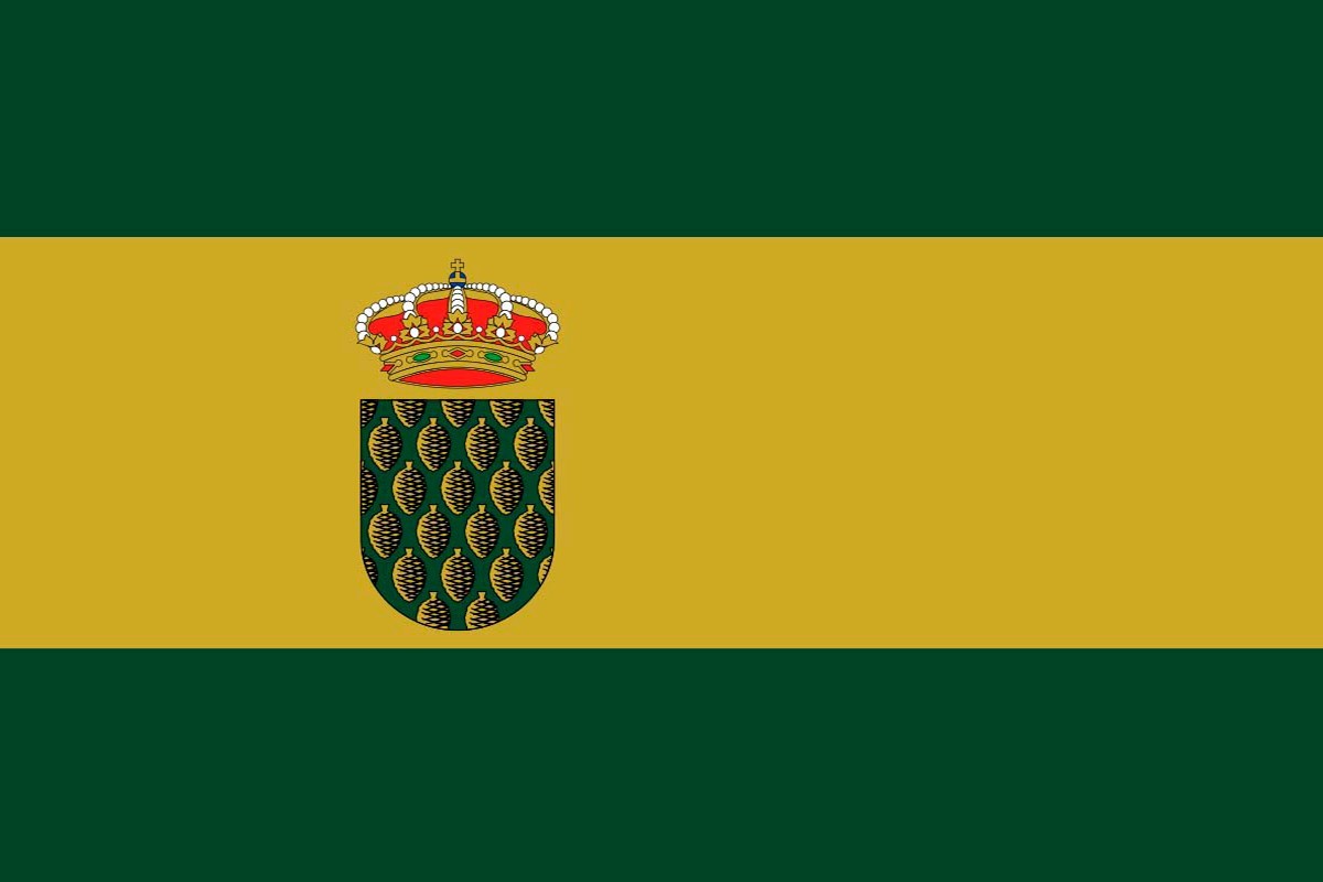 Bandera de Navalperal de Pinares de alta calidad para exterior Bandera de Navalperal de Pinares de alta calidad para exterior