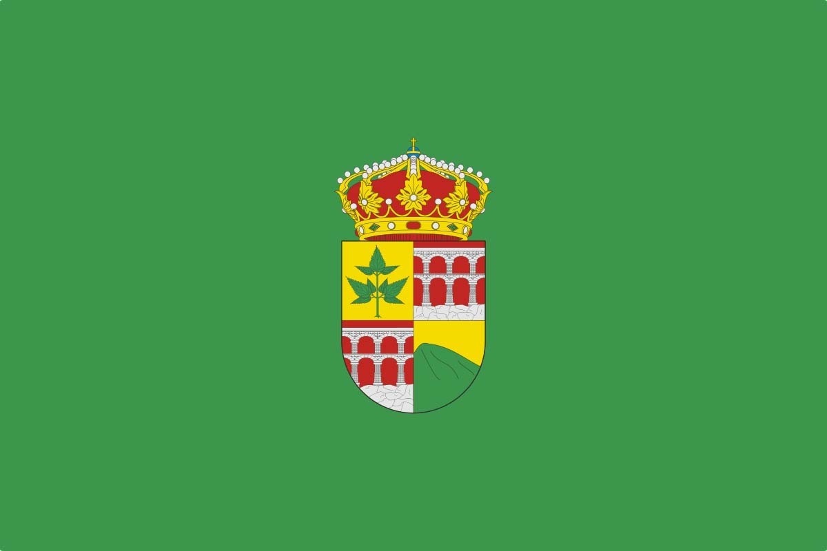 Bandera de Ortigosa del Monte de alta calidad para exterior Bandera de Ortigosa del Monte de alta calidad para exterior