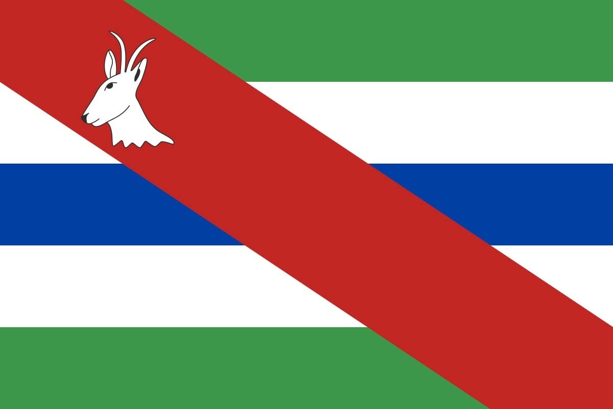 Bandera de Oseja de Sajambre de alta calidad para exterior Bandera de Oseja de Sajambre de alta calidad para exterior