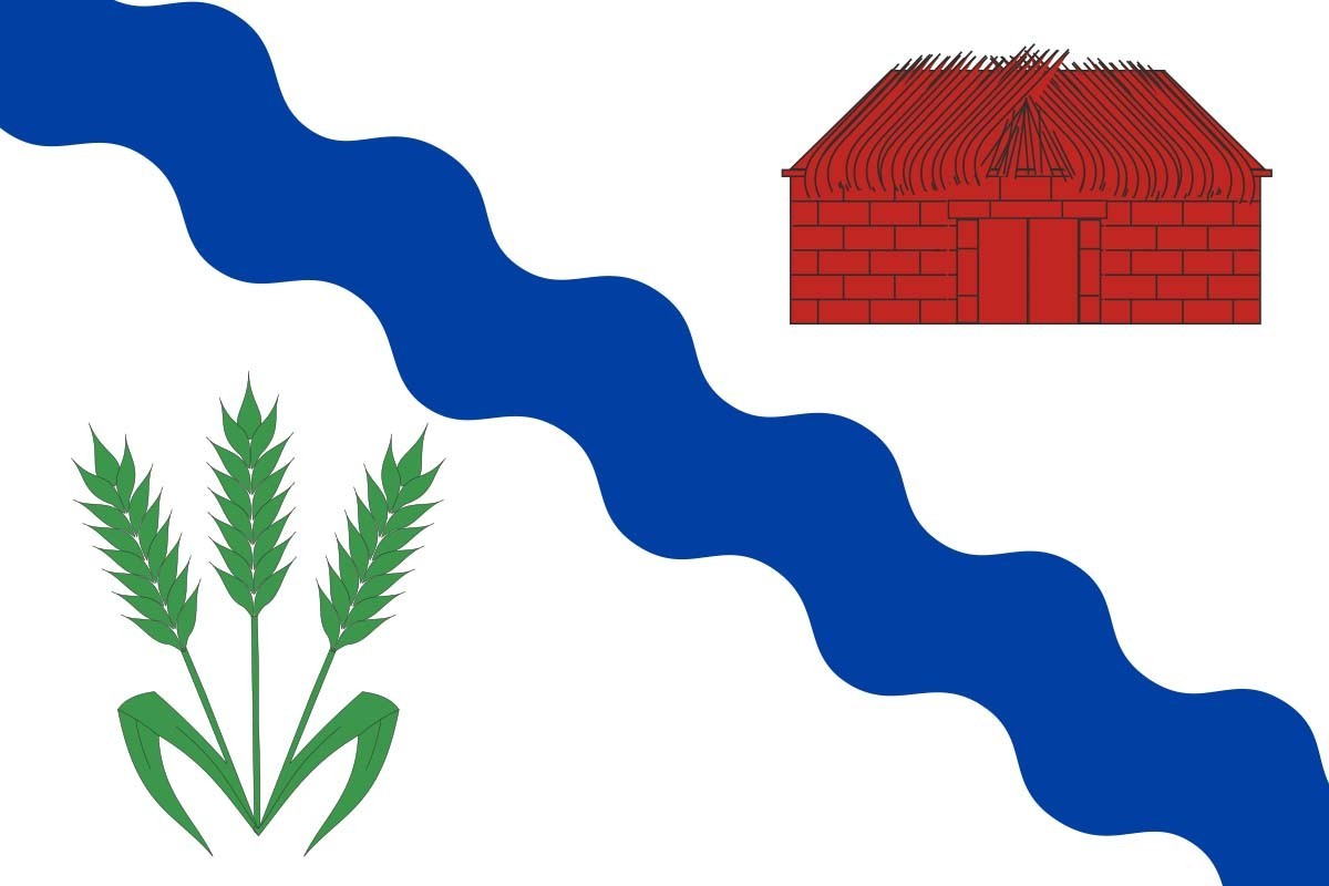 Bandera de Pajares de Adaja de alta calidad para exterior