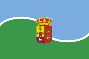 Bandera de Palacios de la Sierra de alta calidad para exterior 123