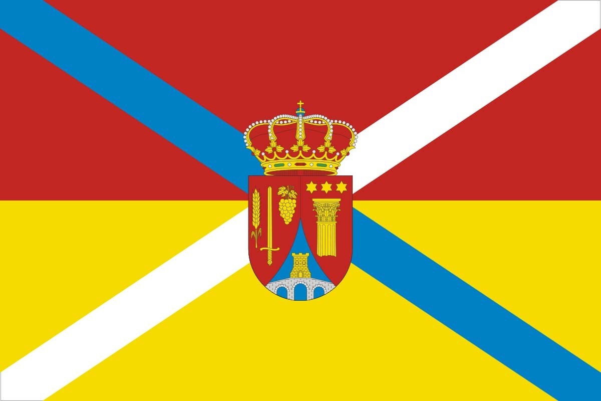 Bandera de Pampliega de alta calidad para exterior