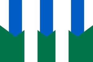 Bandera de Pedralba de la Pradería de alta calidad para exterior 123