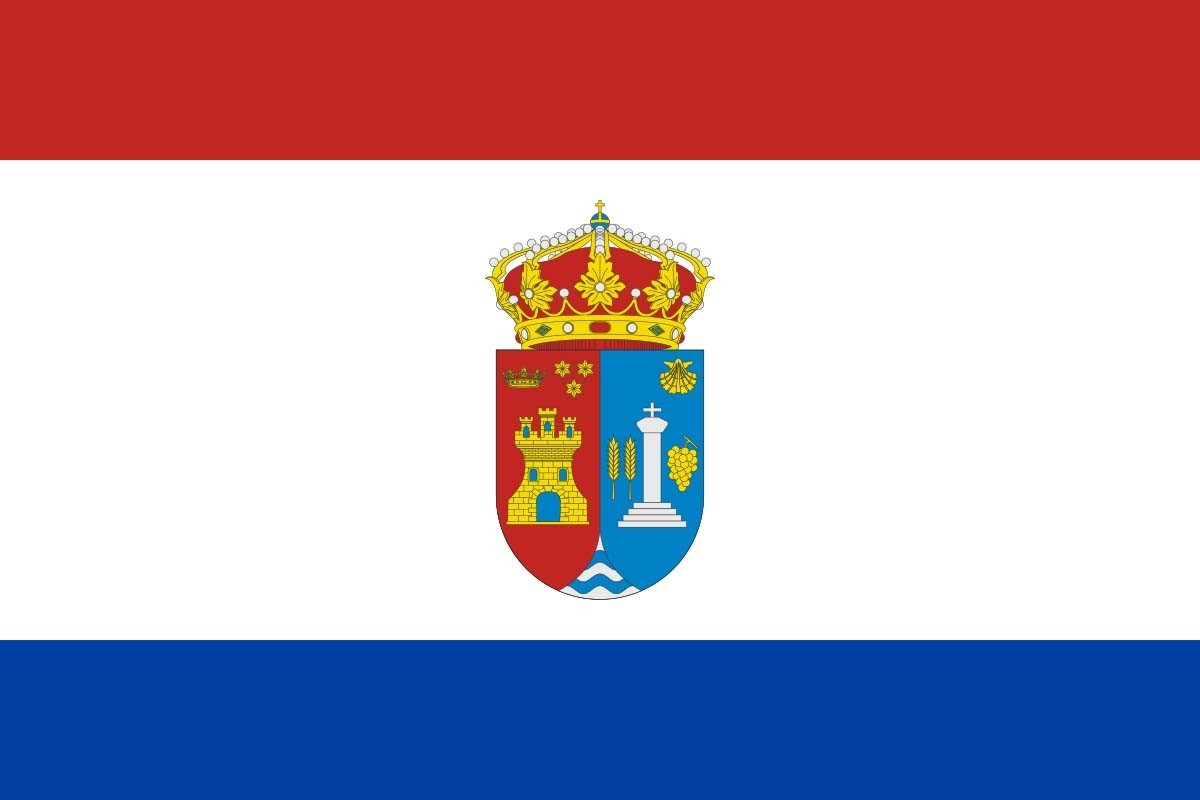 Bandera de Pedrosa del Príncipe de alta calidad para exterior Bandera de Pedrosa del Príncipe de alta calidad para exterior
