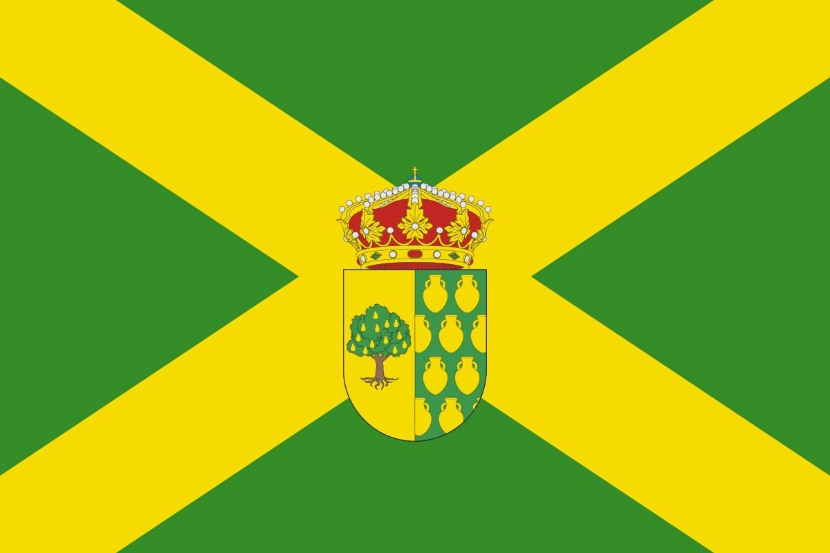 Bandera de Peralejos de Abajo de alta calidad para exterior Bandera de Peralejos de Abajo de alta calidad para exterior