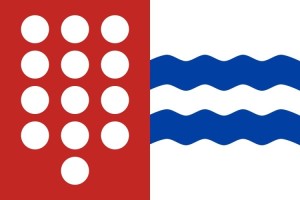 Bandera de Pomar de Valdivia de alta calidad para exterior 123