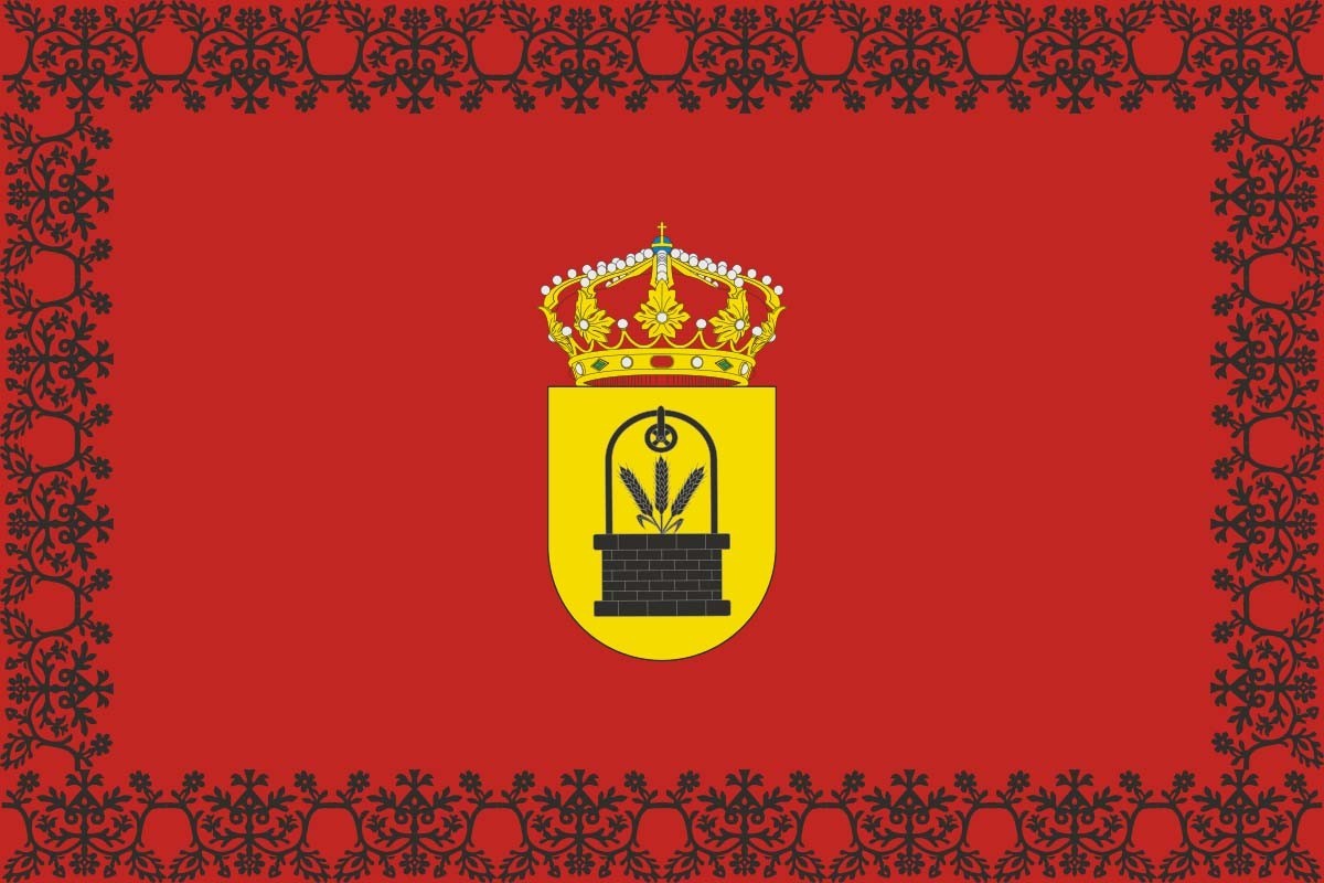 Bandera de Pozoantiguo de alta calidad para exterior Bandera de Pozoantiguo de alta calidad para exterior