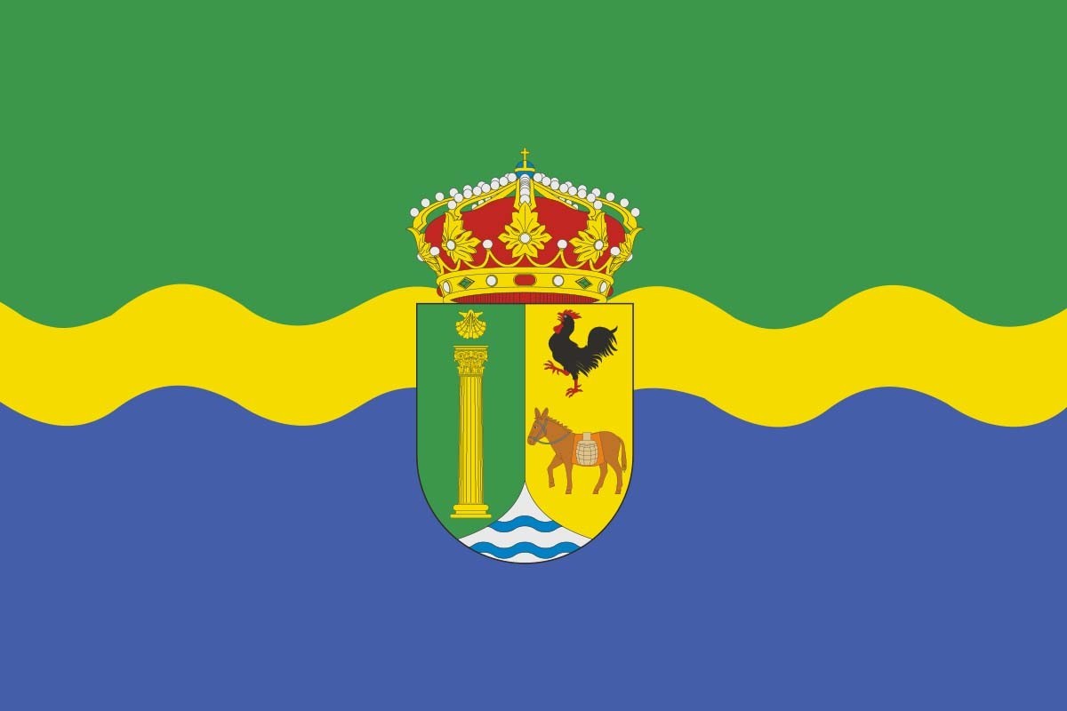Bandera de Prádanos de Bureba de alta calidad para exterior Bandera de Prádanos de Bureba de alta calidad para exterior