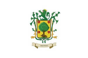 Bandera de Okondo de alta calidad para exterior 123