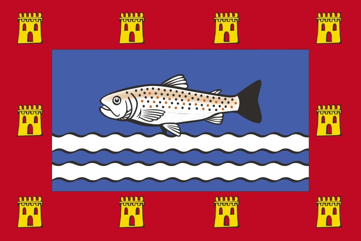 Bandera de Riaza de alta calidad para exterior Bandera de Riaza de alta calidad para exterior