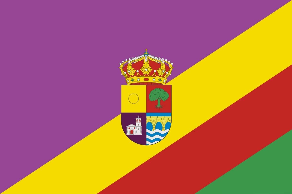 Bandera de Roelos de Sayago de alta calidad para exterior