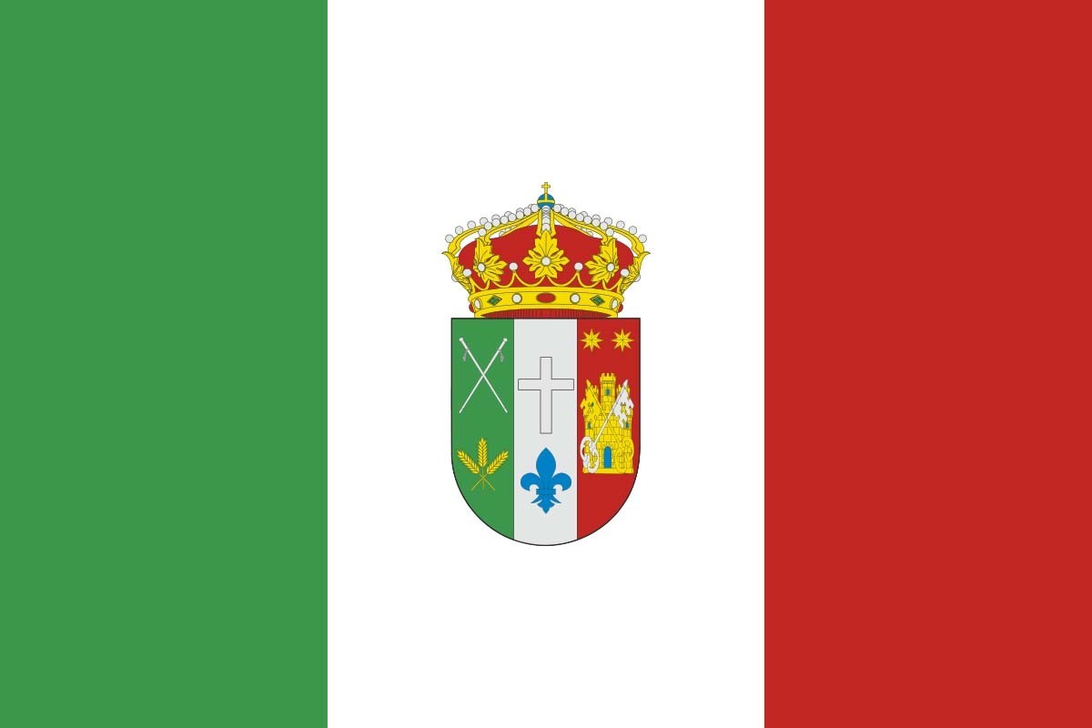 Bandera de Saldaña de Burgos de alta calidad para exterior