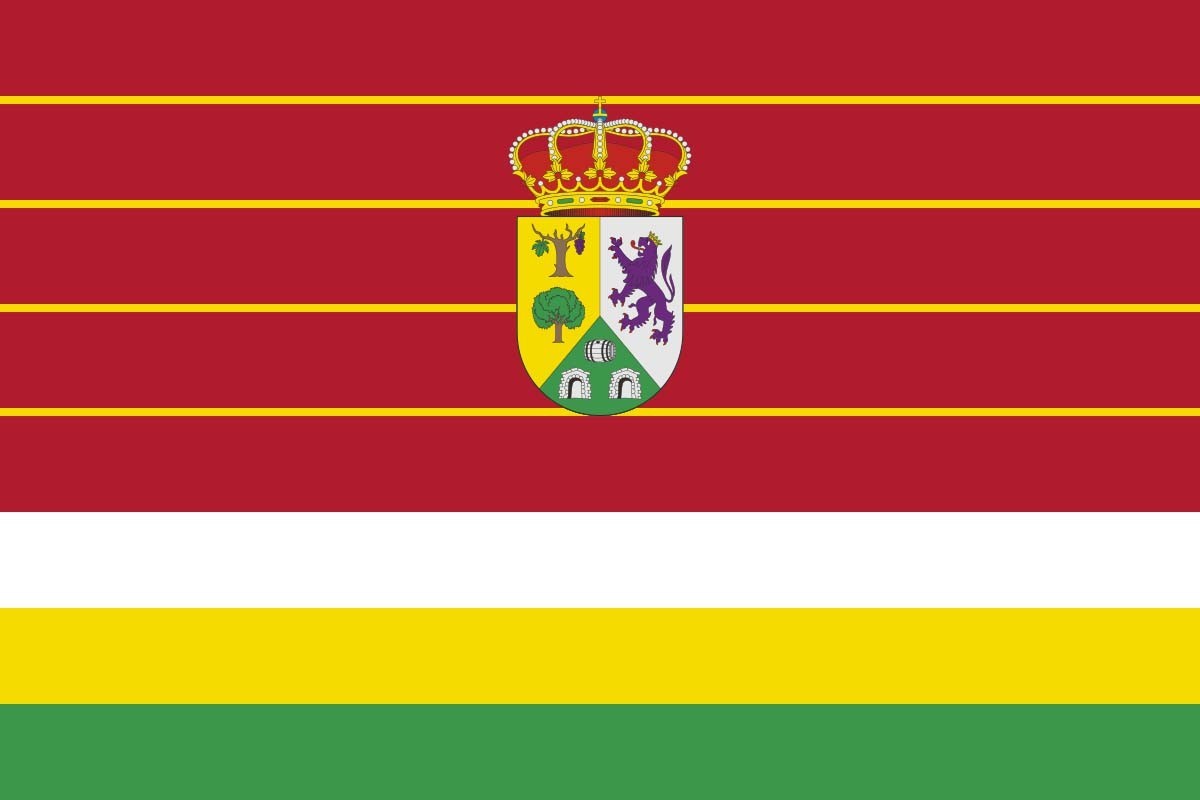 Bandera de San Adrián del Valle de alta calidad para exterior Bandera de San Adrián del Valle de alta calidad para exterior