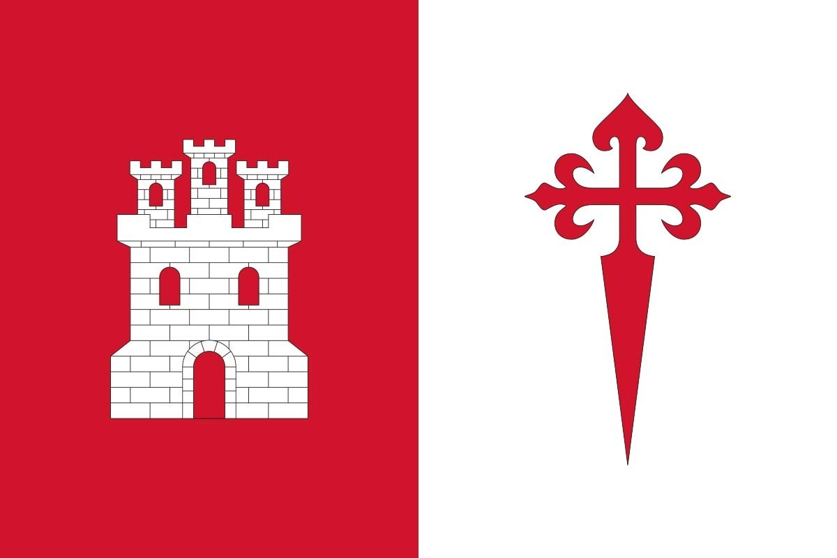 Bandera de San Cebrián de Castro de alta calidad para exterior Bandera de San Cebrián de Castro de alta calidad para exterior