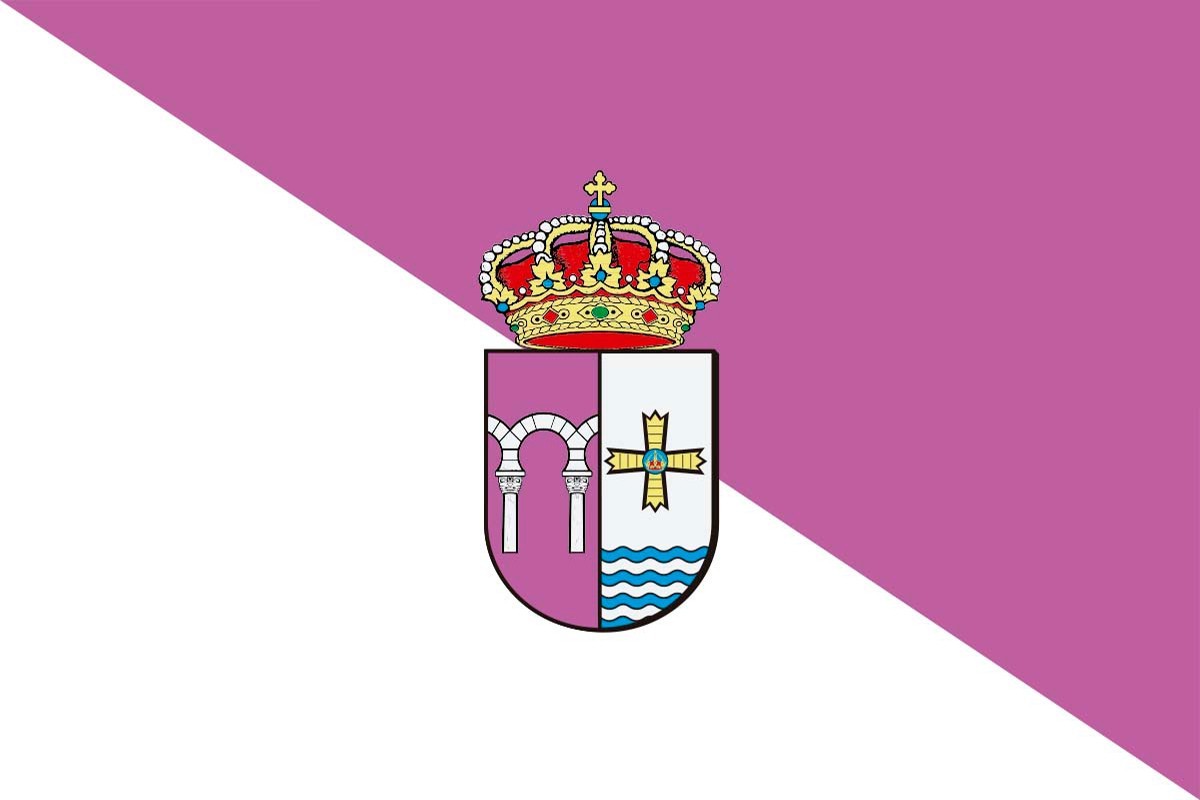 Bandera de San Cebrián de Mazote de alta calidad para exterior Bandera de San Cebrián de Mazote de alta calidad para exterior