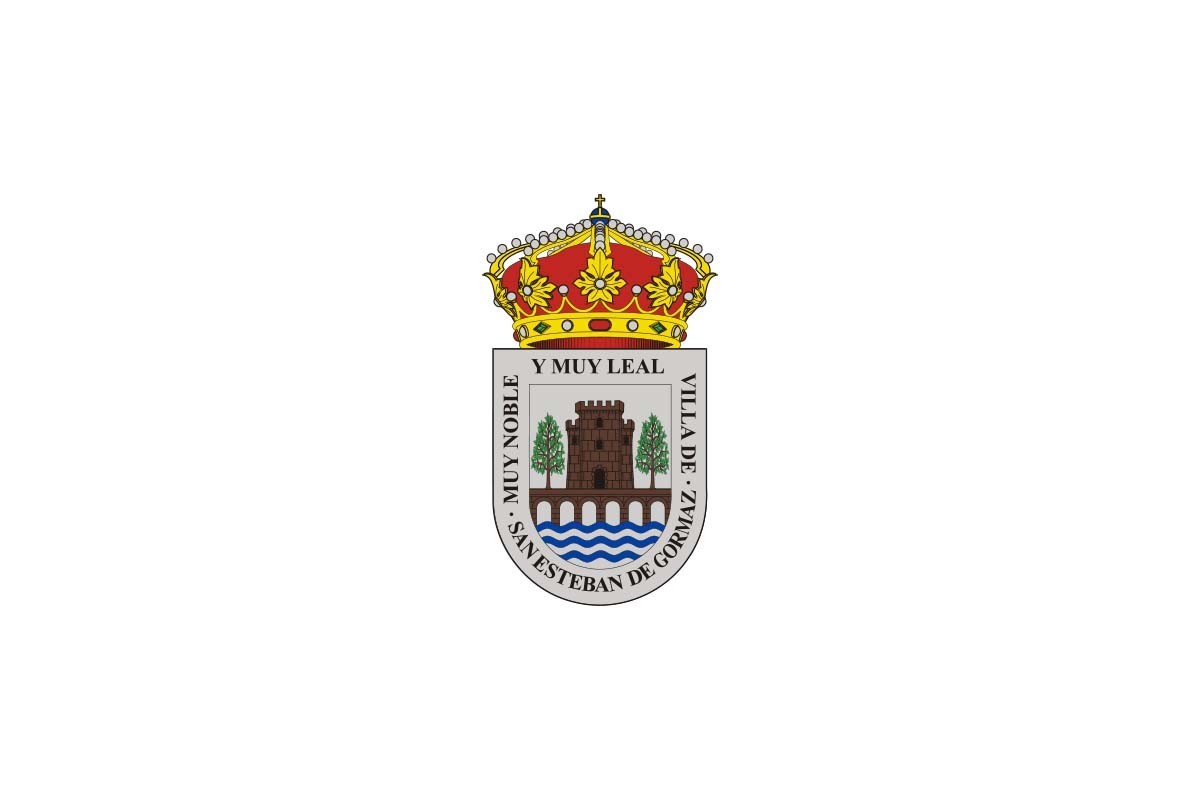 Bandera de San Esteban de Gormaz de alta calidad para exterior Bandera de San Esteban de Gormaz de alta calidad para exterior