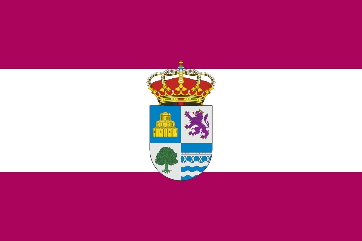 Bandera de San Esteban de Nogales de alta calidad para exterior Bandera de San Esteban de Nogales de alta calidad para exterior