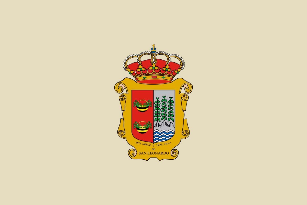 Bandera de San Leonardo de Yagüe de alta calidad para exterior Bandera de San Leonardo de Yagüe de alta calidad para exterior