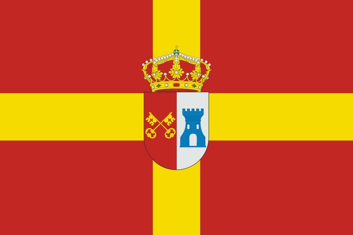 Bandera de San Pedro de Gaíllos de alta calidad para exterior